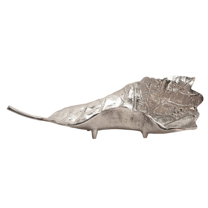 Sagebrook 22" Metal Leaf Platter