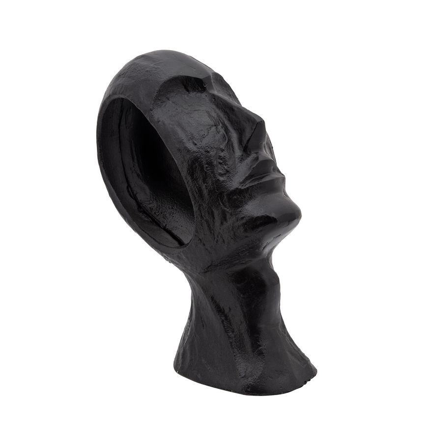 Sagebrook - 11" Metal Face Deco in Black