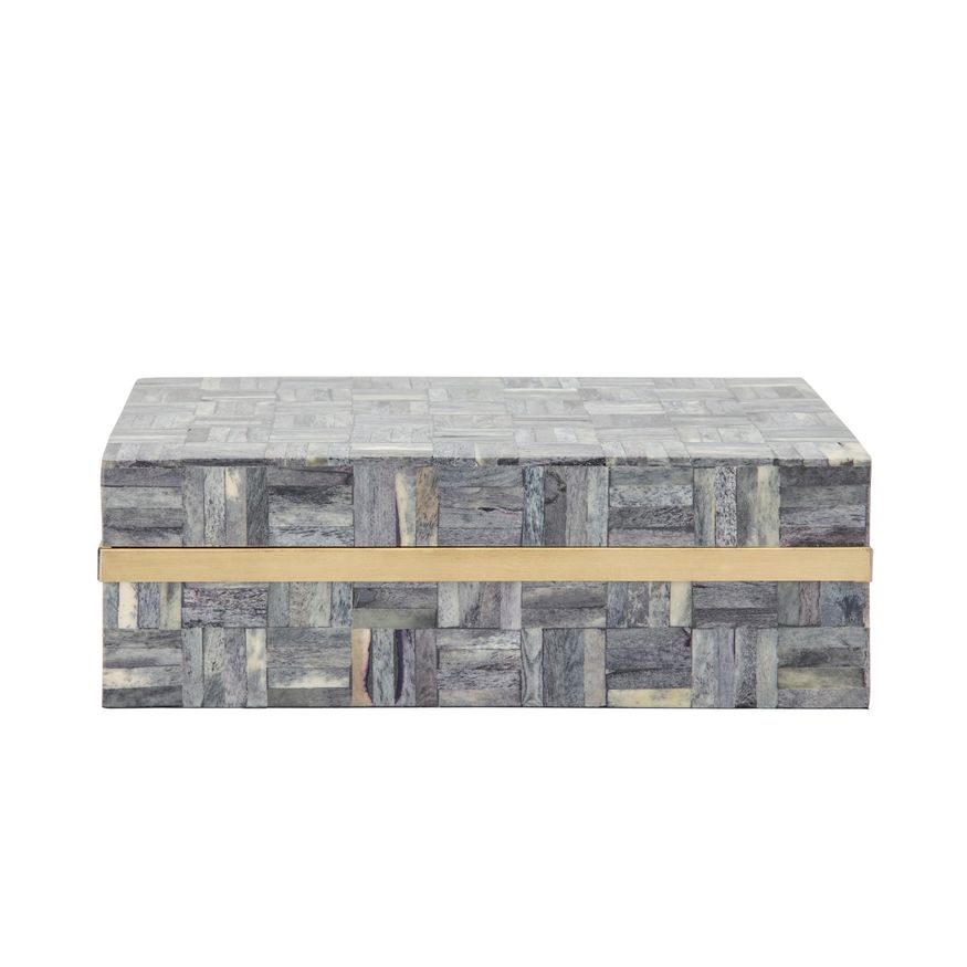 Sagebrook - Rectangular Box (Set Of 2) in Gray