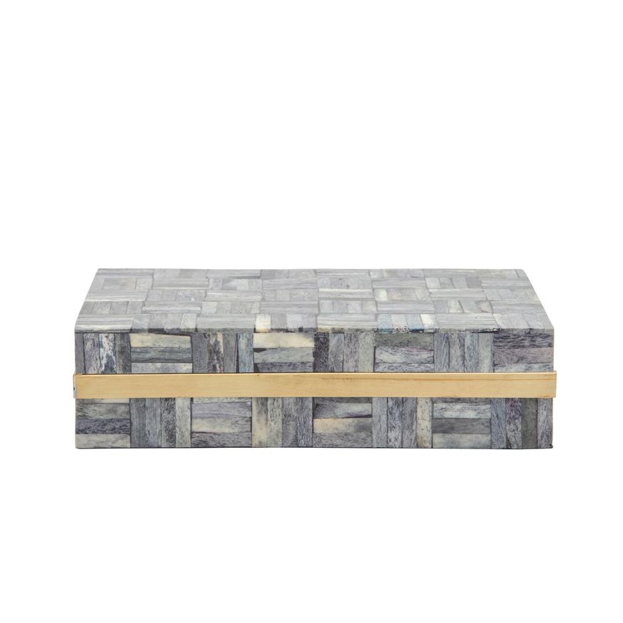 Sagebrook - Rectangular Box (Set Of 2) in Gray