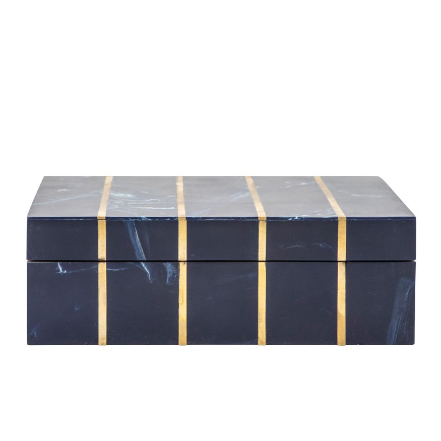 Sagebrook - 9"x6" Rectangular Box in Blue