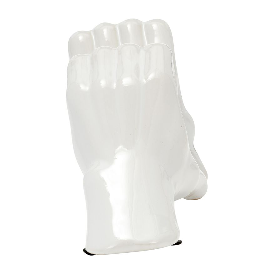 Sagebrook™ 5" Hand-heart - White