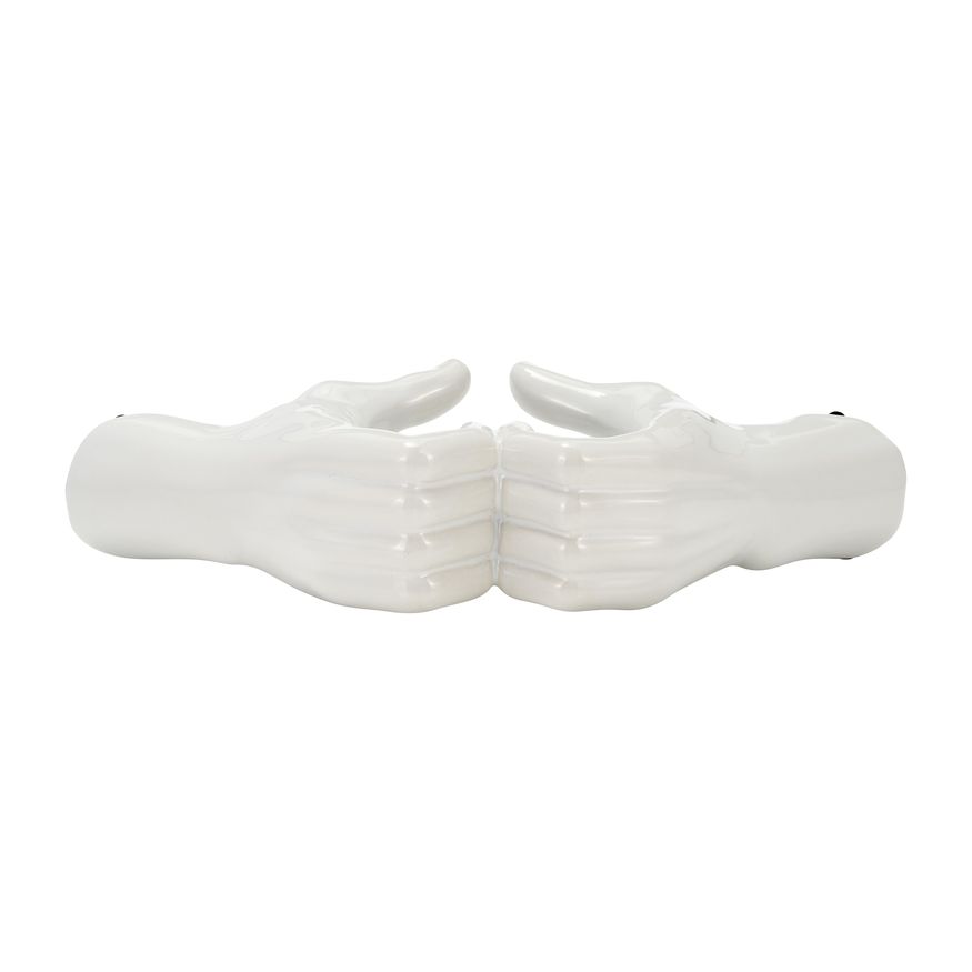 Sagebrook™ 5" Hand-heart - White