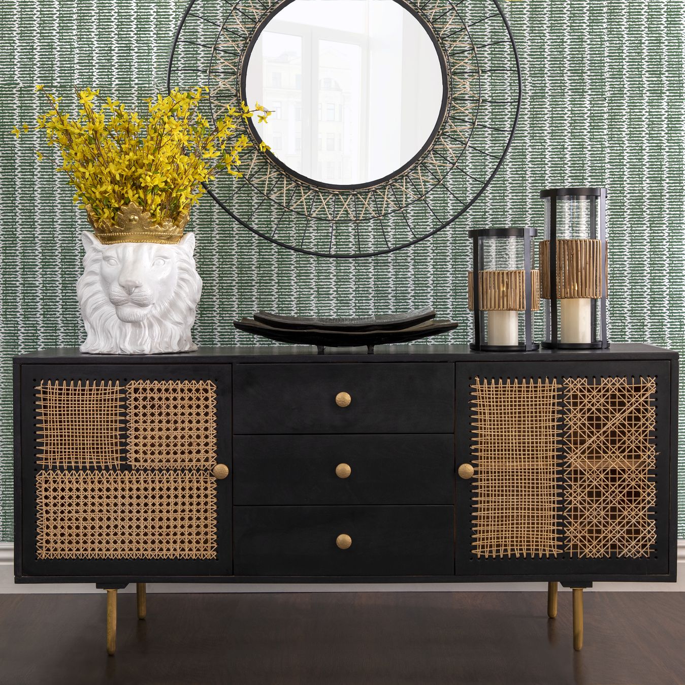 Sagebrook - Wood Patchwork Sideboard