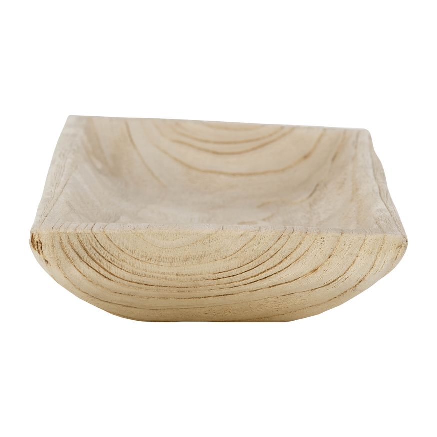 Sagebrook 15"/20" Wood Rectangular Tray (Set Of 2) - Natural