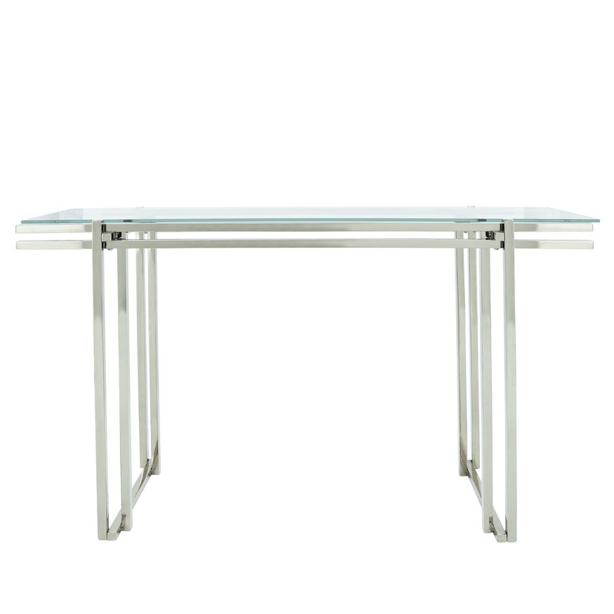 Sagebrook Stainless Steel Console Table