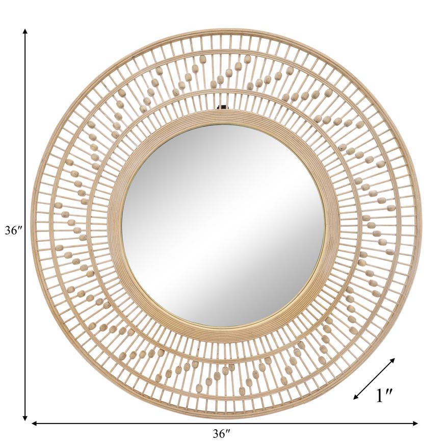 Sagebrook™ Bamboo Wall Mirror - Natural