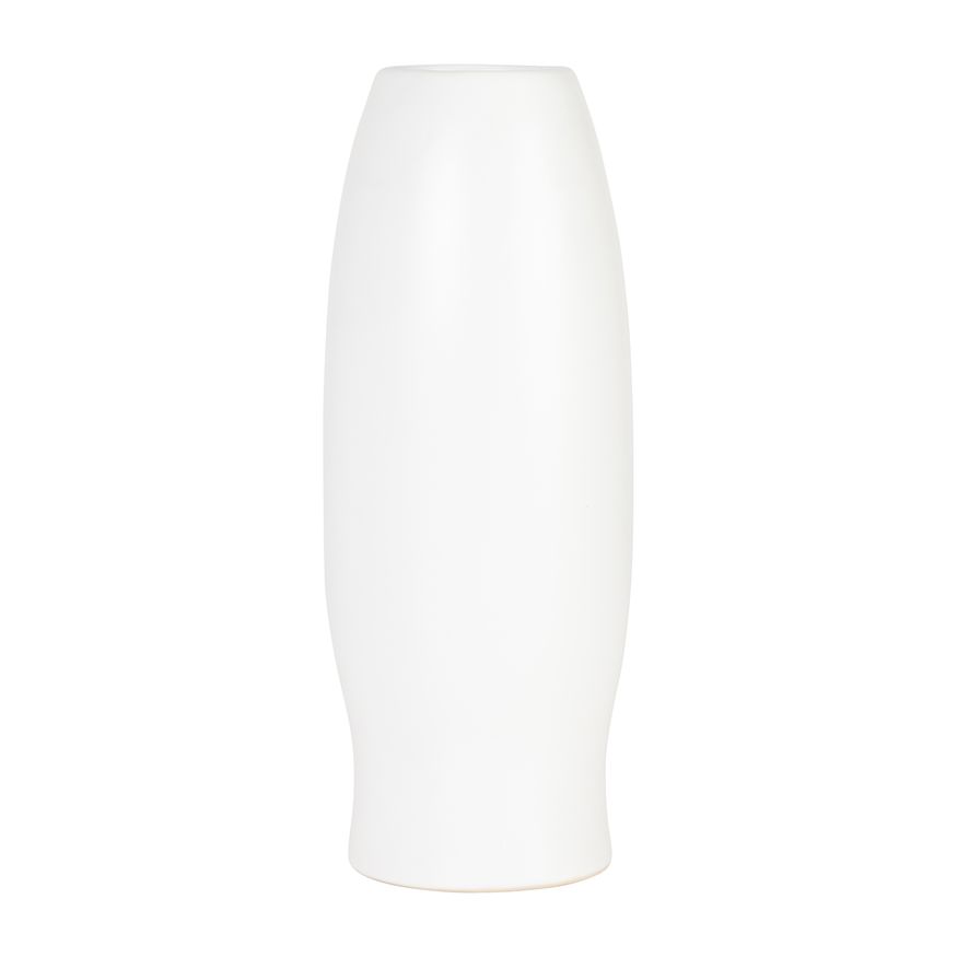 Sagebrook 14" Face Vase - White