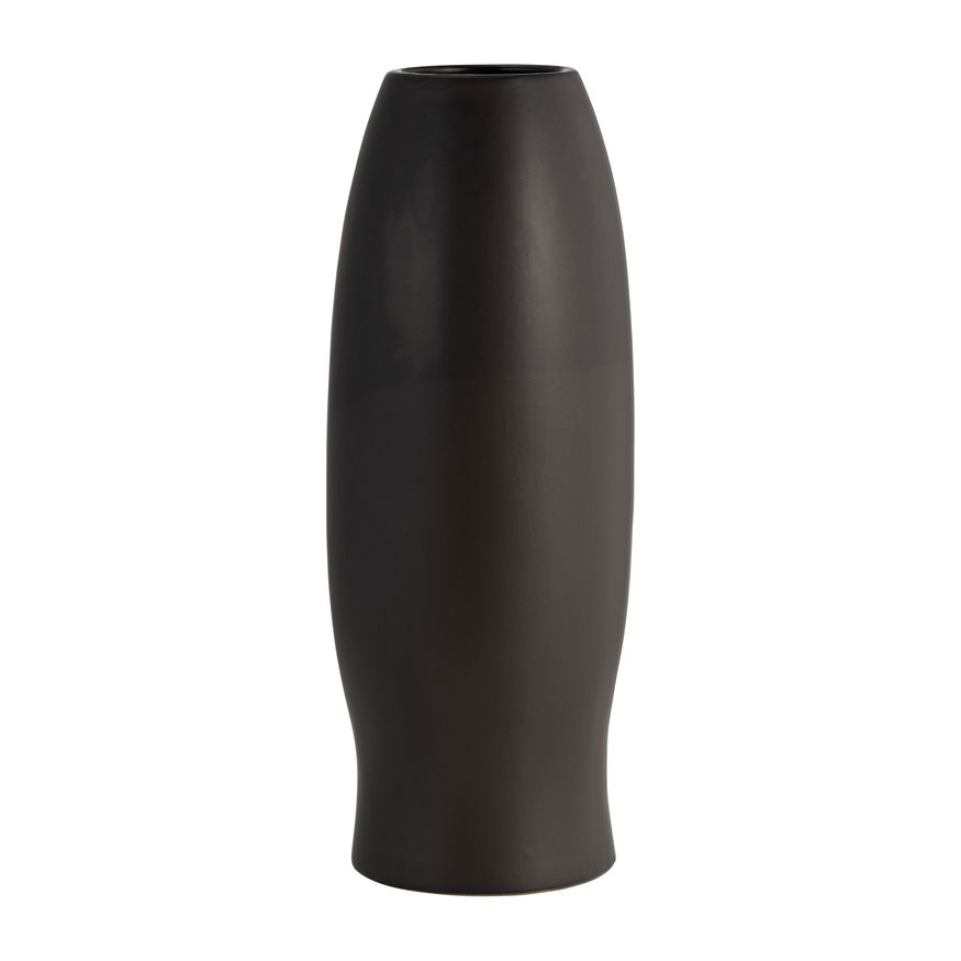 Sagebrook 14" Face Vase - Black