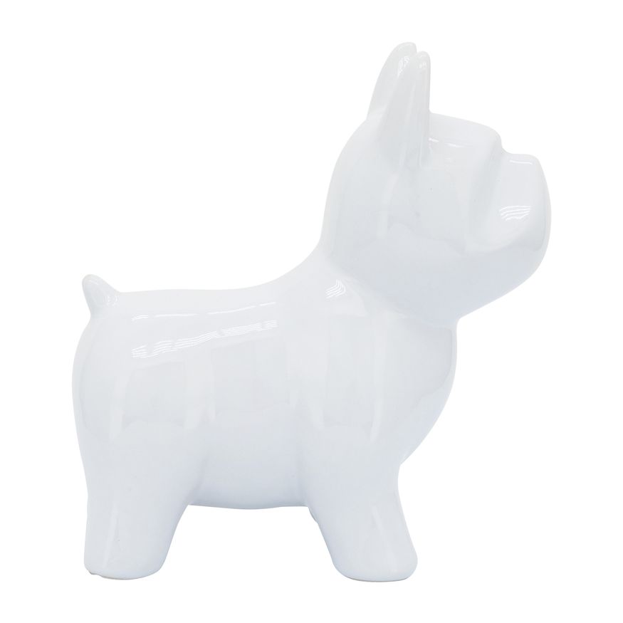 Sagebrook™ 8" Ceramic Dog Table Decor - White