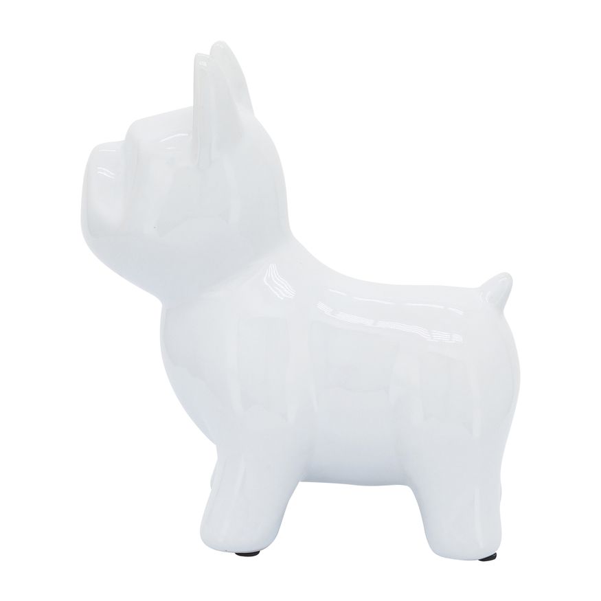 Sagebrook™ 8" Ceramic Dog Table Decor - White