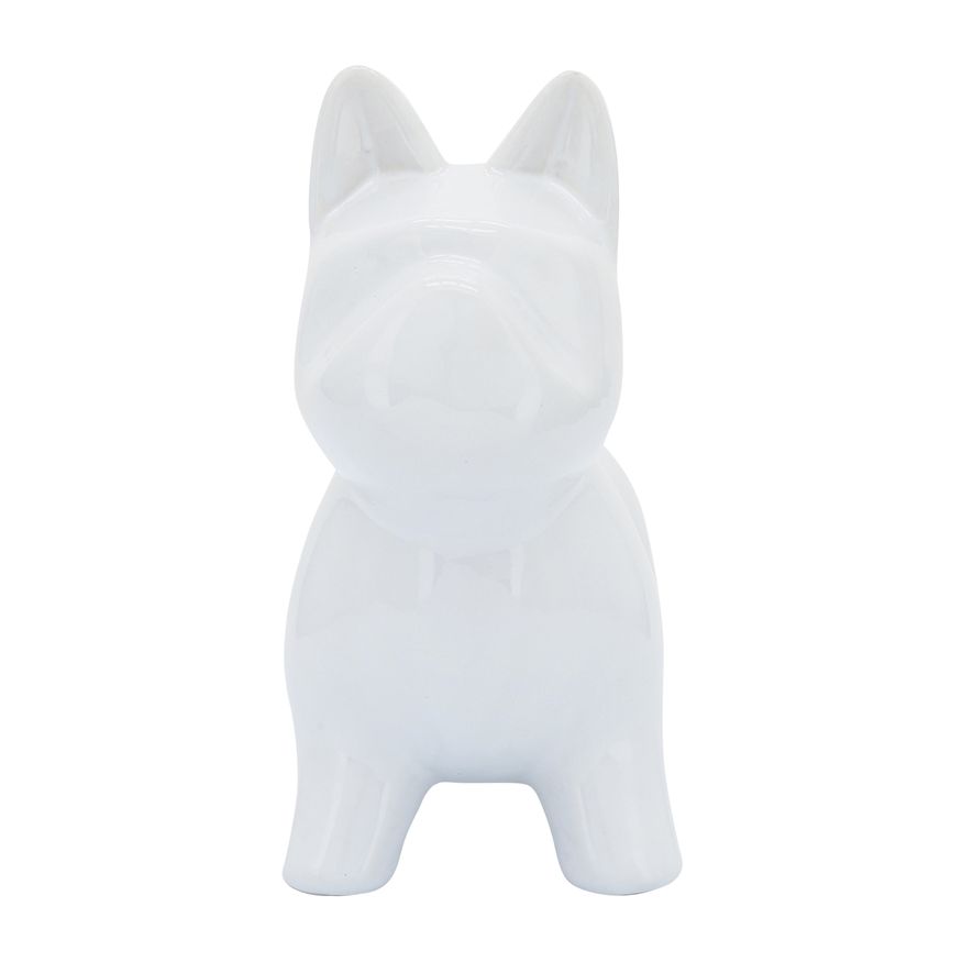 Sagebrook™ 8" Ceramic Dog Table Decor - White