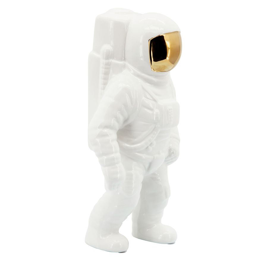 Sagebrook 11" Astronaut Statuette - White/Gold