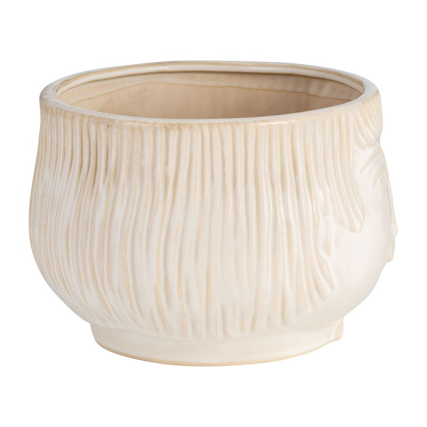 Sagebrook 7" Grandpa Planter - White