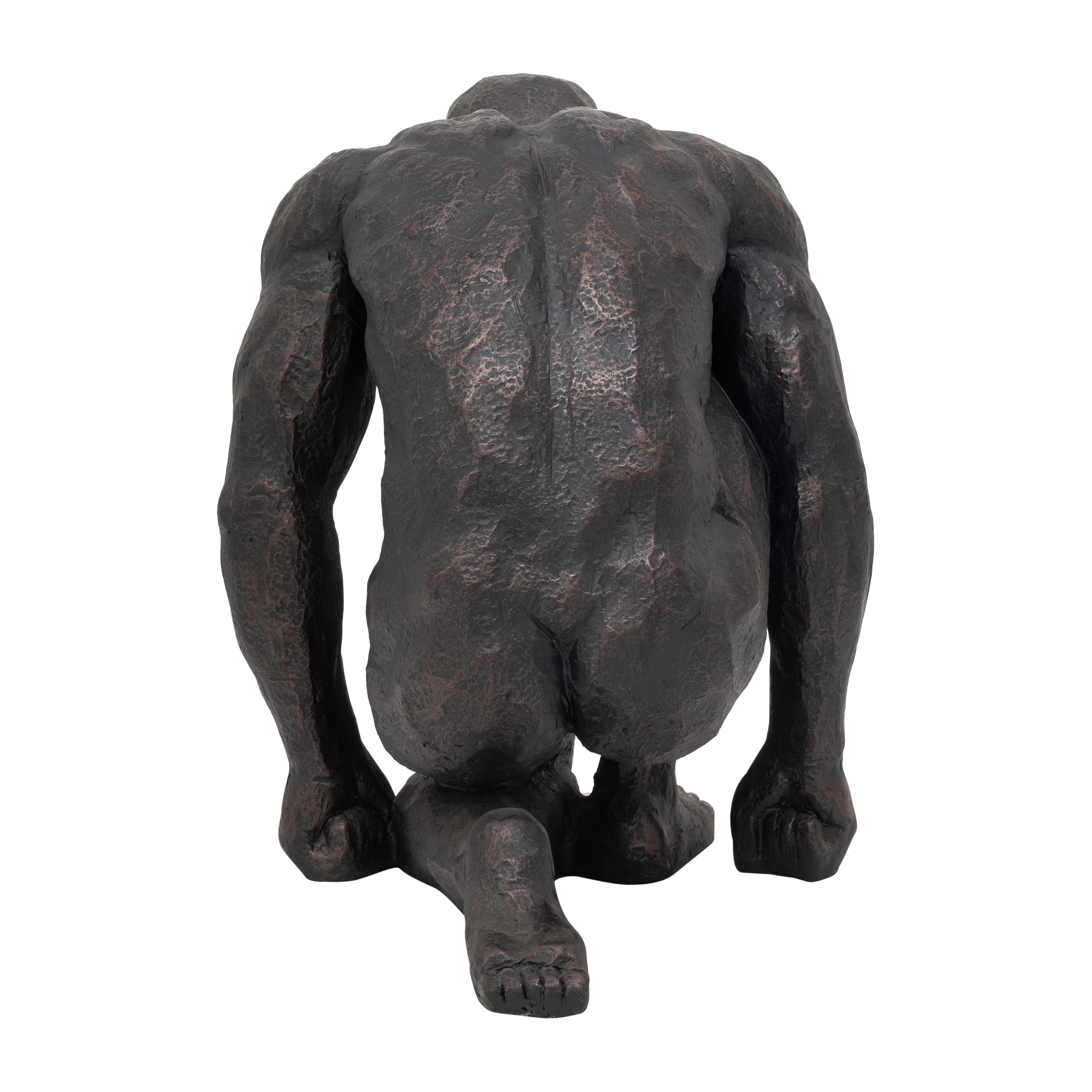 Sagebrook - 16" Resin Kneeling Man in Black