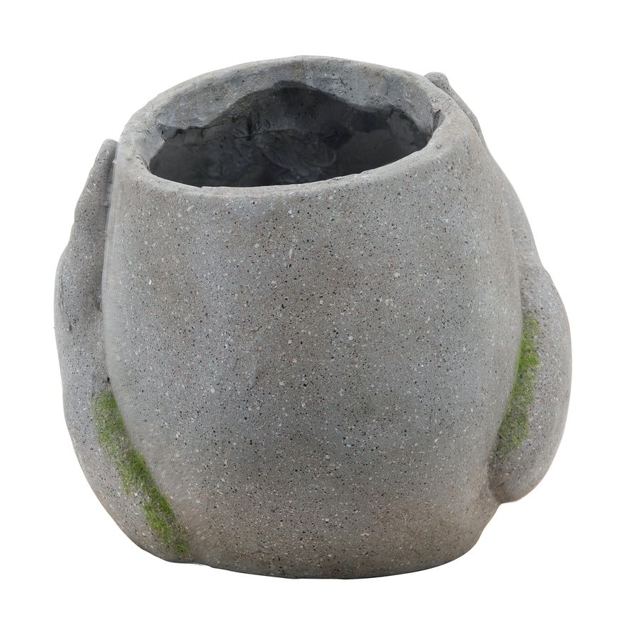 Sagebrook Resin No See Planter - Gray