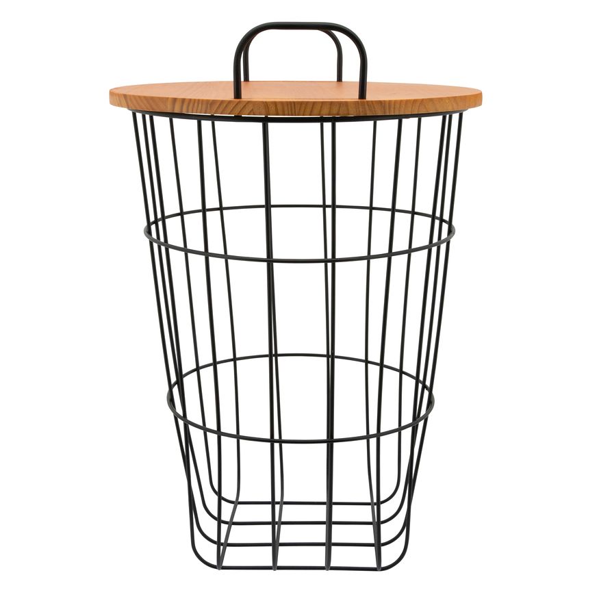 Sagebrook - 22" Metal Storage Basket in Brown