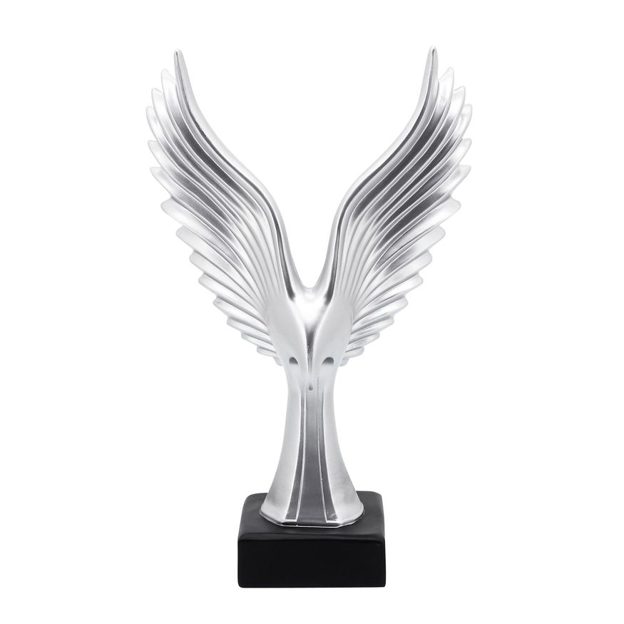 Sagebrook - 14" Resin Eagle Table Accent in Silver