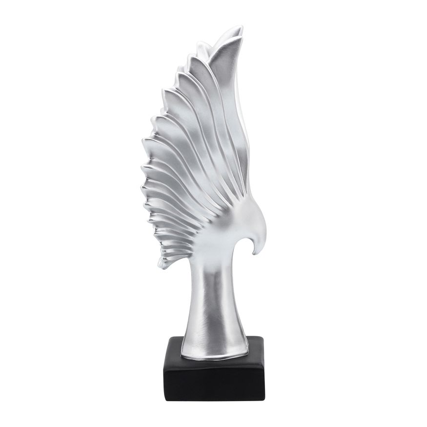 Sagebrook - 14" Resin Eagle Table Accent in Silver