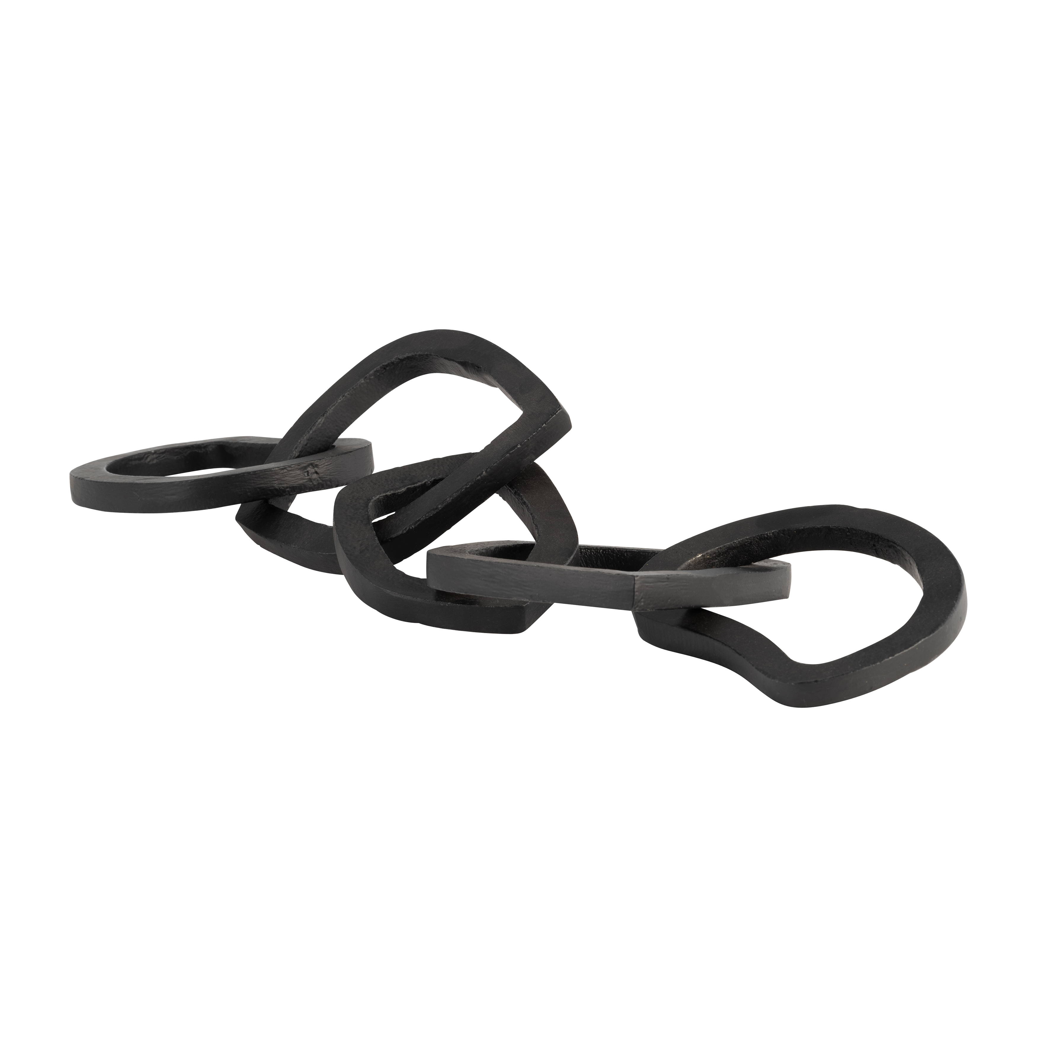 Sagebrook - 17" Metal 5-Link Chains in Black