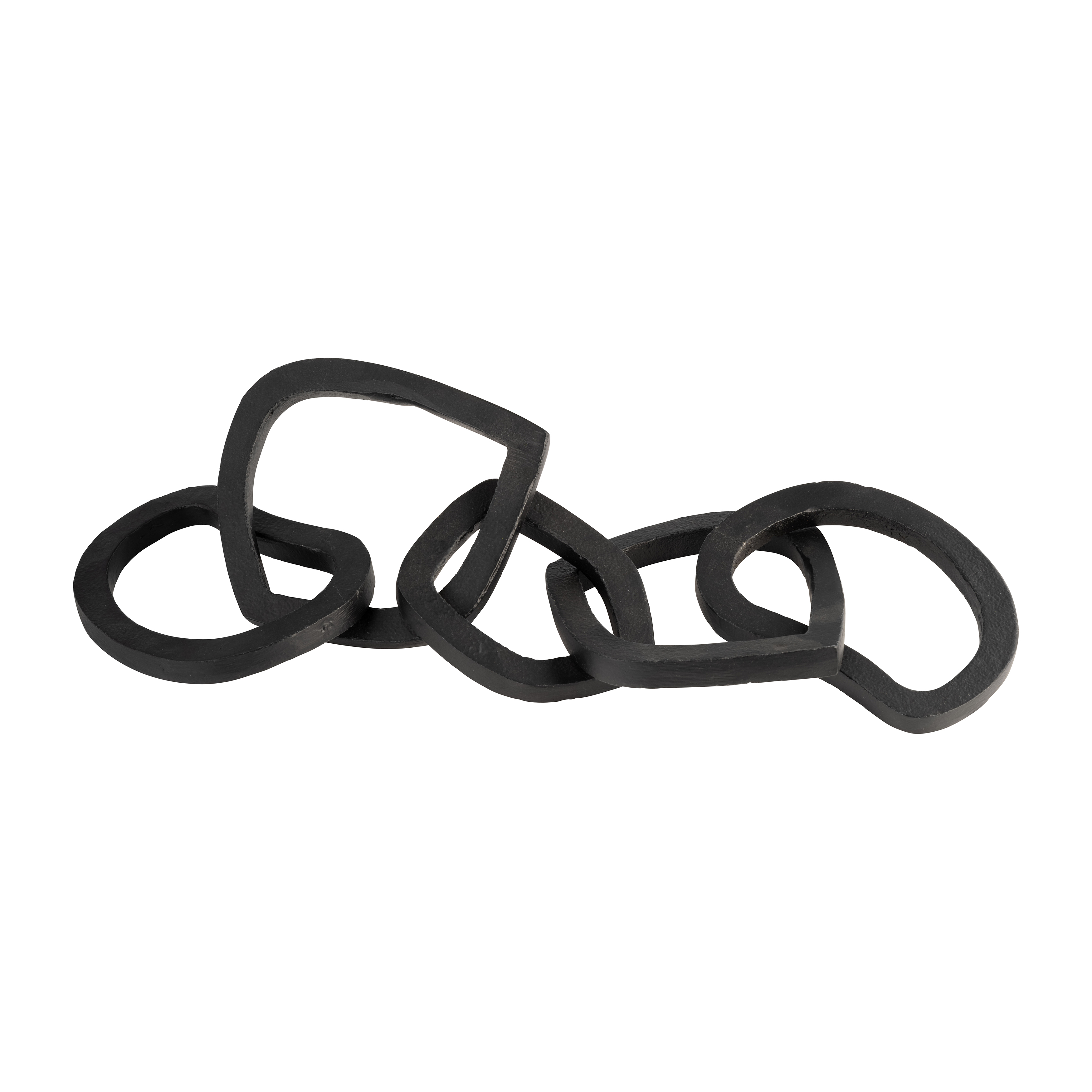 Sagebrook - 17" Metal 5-Link Chains in Black