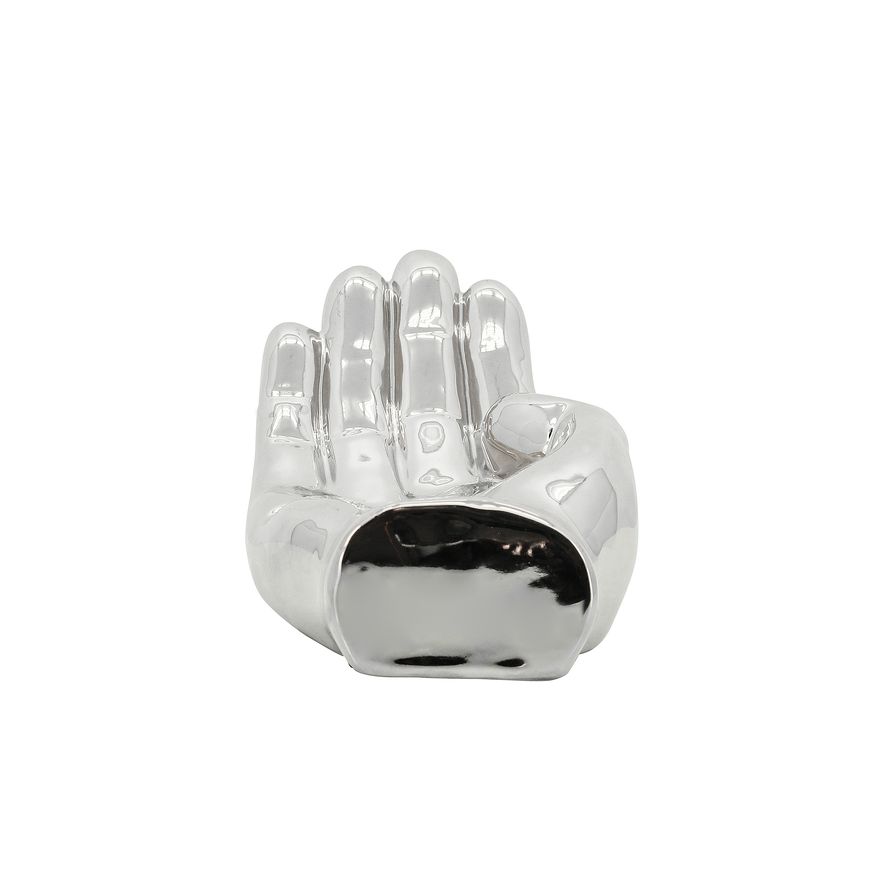 Sagebrook 8" Asking Hand - Silver