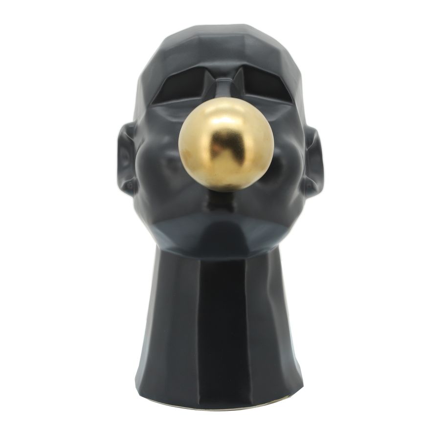 Sagebrook 12" Bubble Gum Man - Black