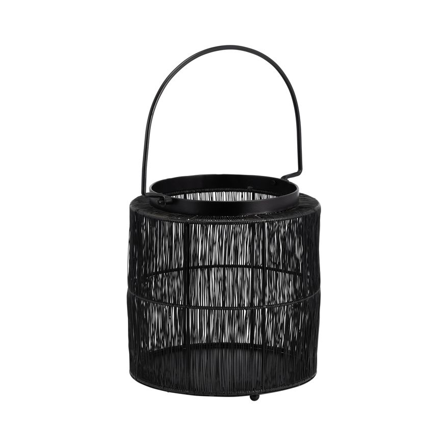 Sagebrook - 10.25" Metal Wire Lantern in Black