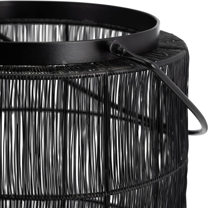 Sagebrook - 10.25" Metal Wire Lantern in Black