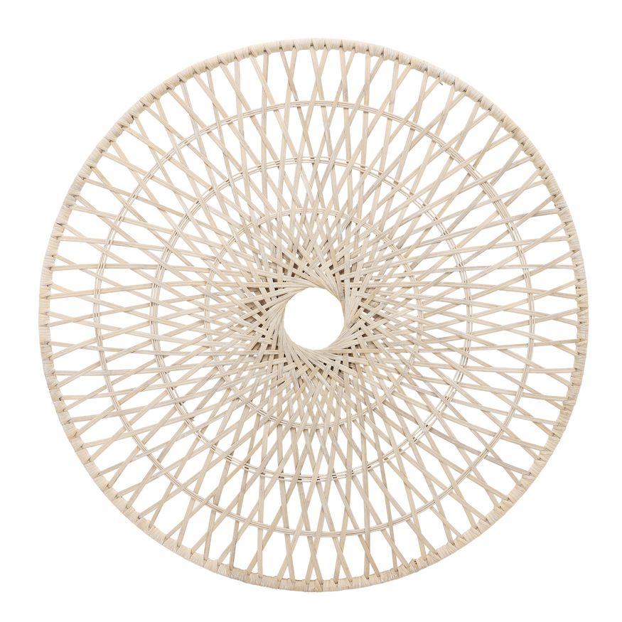 Sagebrook - Wicker Round Wall Accent in Natural