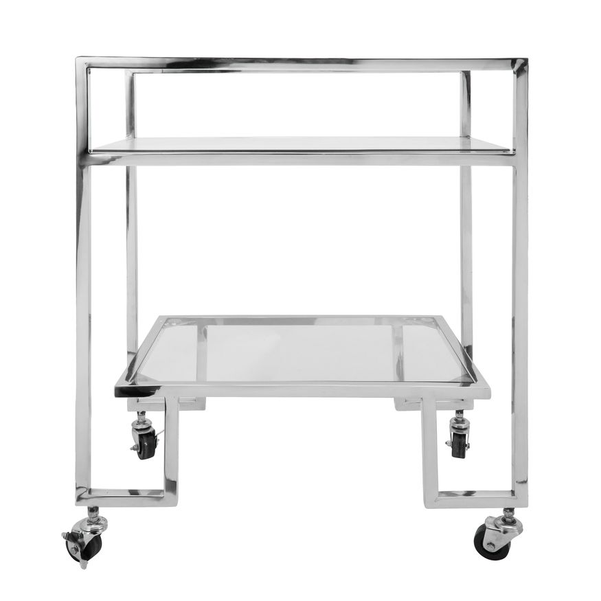 Sagebrook Two Layered Metal Bar Cart