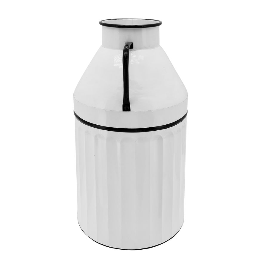 Sagebrook 24" Metal Milk Bucket - White