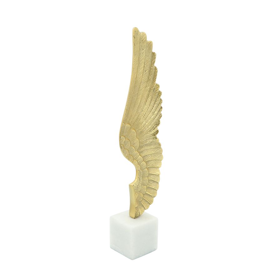 Sagebrook 19" Metal Wing On Stand - Gold