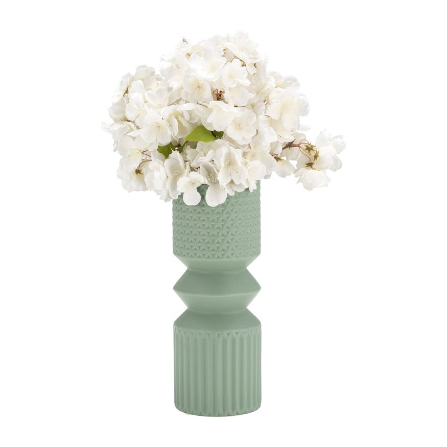 Sagebrook 11" Mallet Vase - Dark Sage