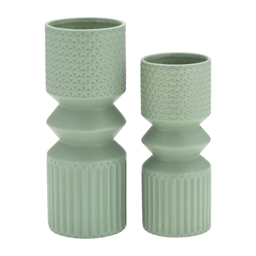 Sagebrook 11" Mallet Vase - Dark Sage