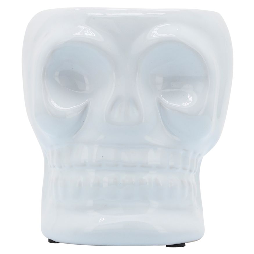 Sagebrook 5" Ceramic Skull Vase