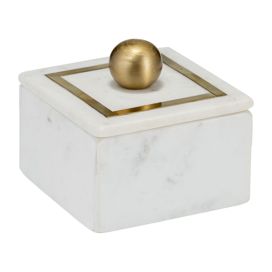 Sagebrook 7"x5" Marble Rectangular Box Knob