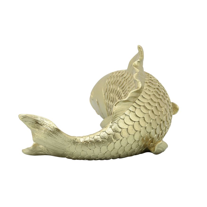 Sagebrook 11" Resin Koi Fish - Gold