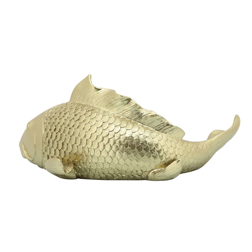 Sagebrook 9" Resin Koi Fish - Gold