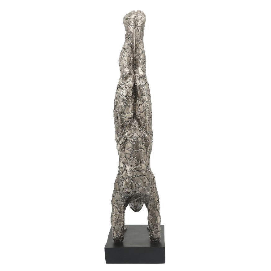 Sagebrook 33" Resin Sirsasana - Gunmetal