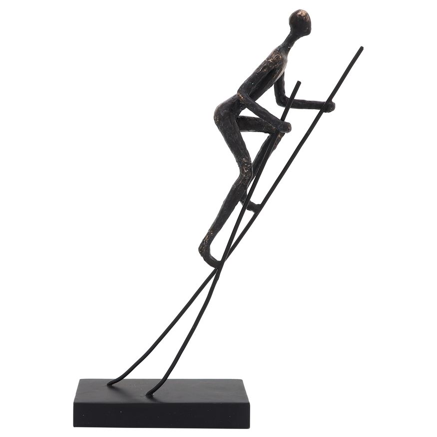 Sagebrook - 15" Resin Man On Stilts in Bronze