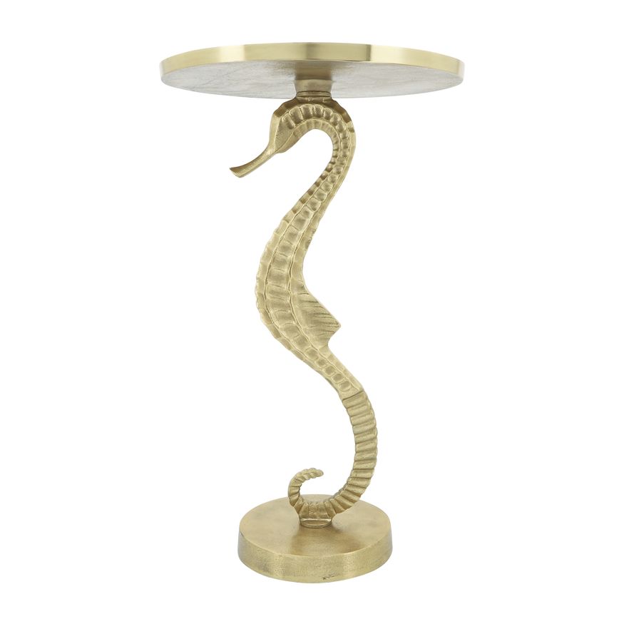 Sagebrook - Seahorse Side Table in Gold