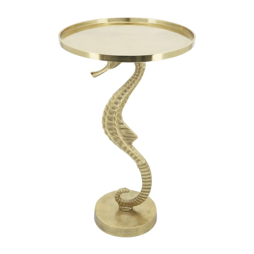 Sagebrook - Seahorse Side Table in Gold