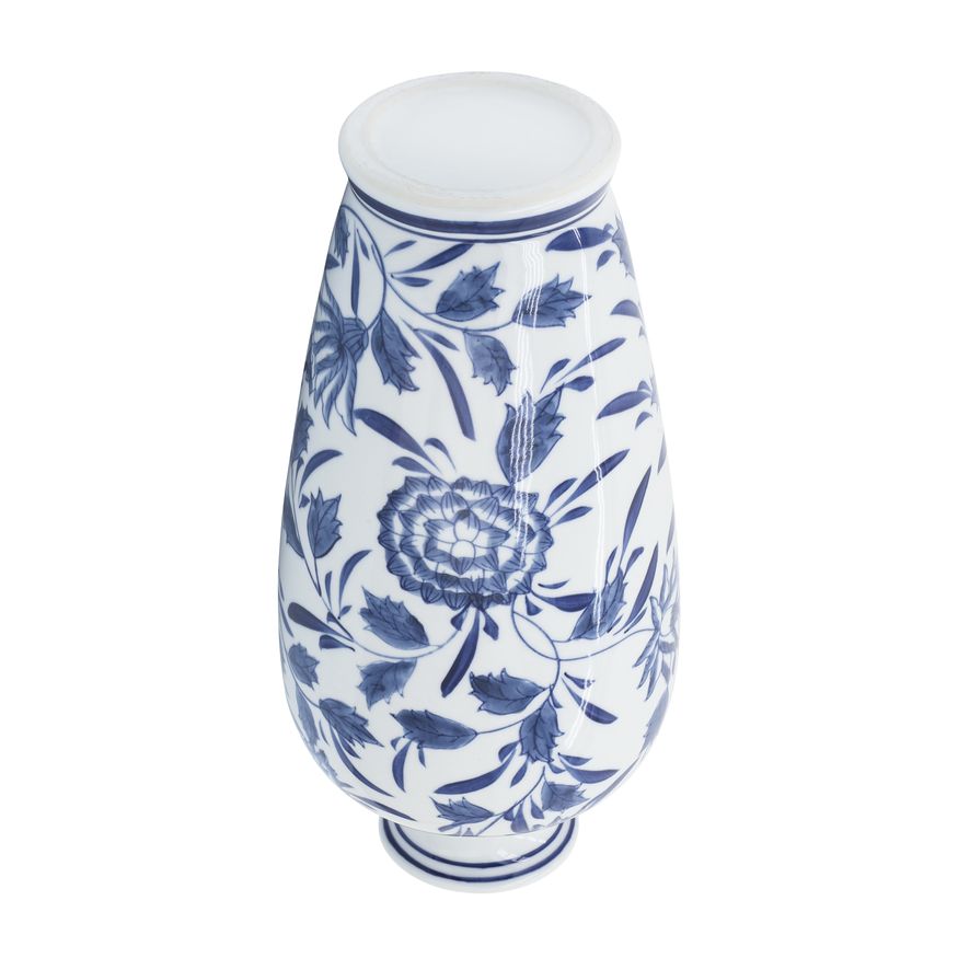 Sagebrook - 13" Ceramic Chinoiserie Vase in Blue/White