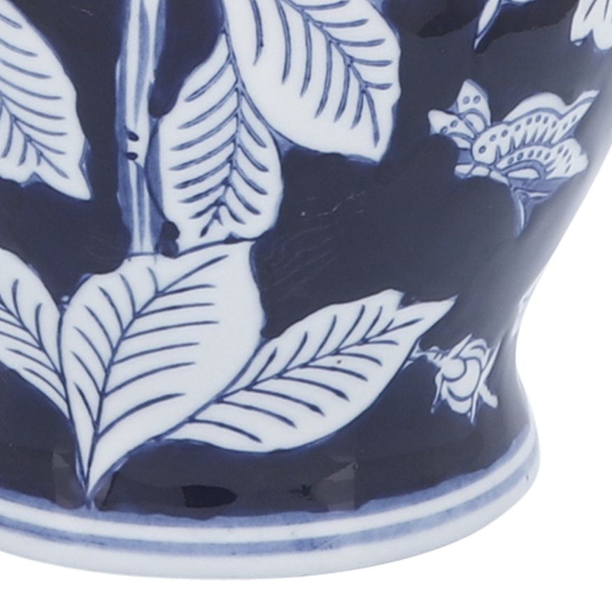 Sagebrook - 9" Ceramic Flower Vase in Blue/White