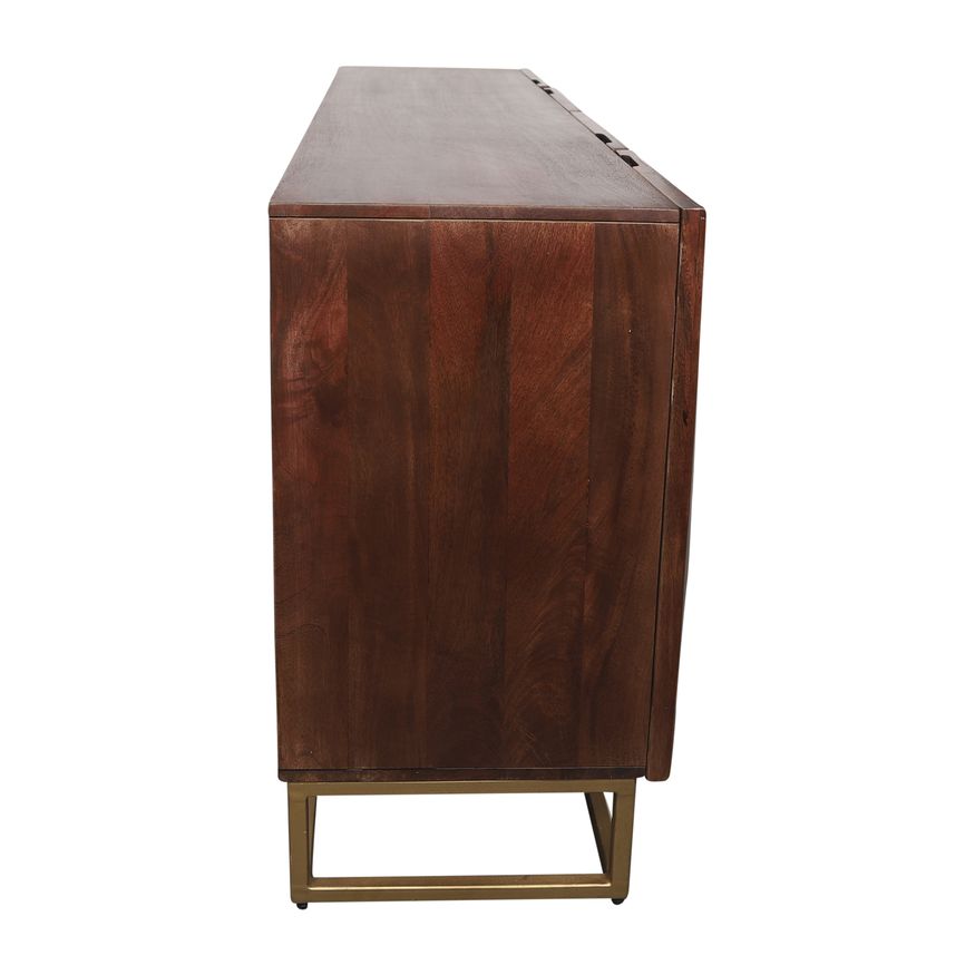 Sagebrook Wood Diamond Console Cabinet