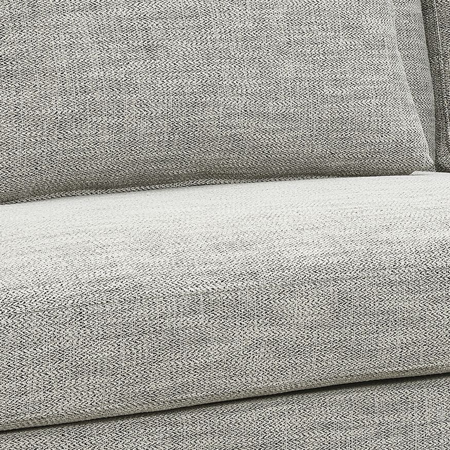 Sagebrook 3-Seater Wood Bolstered Sofa - Gray