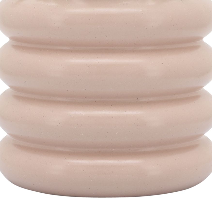 Sagebrook 8" Ceramic Bibendum Planter - Dusty Rose