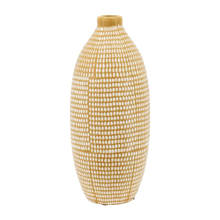 Sagebrook 12" Ceramic Dotted Vase