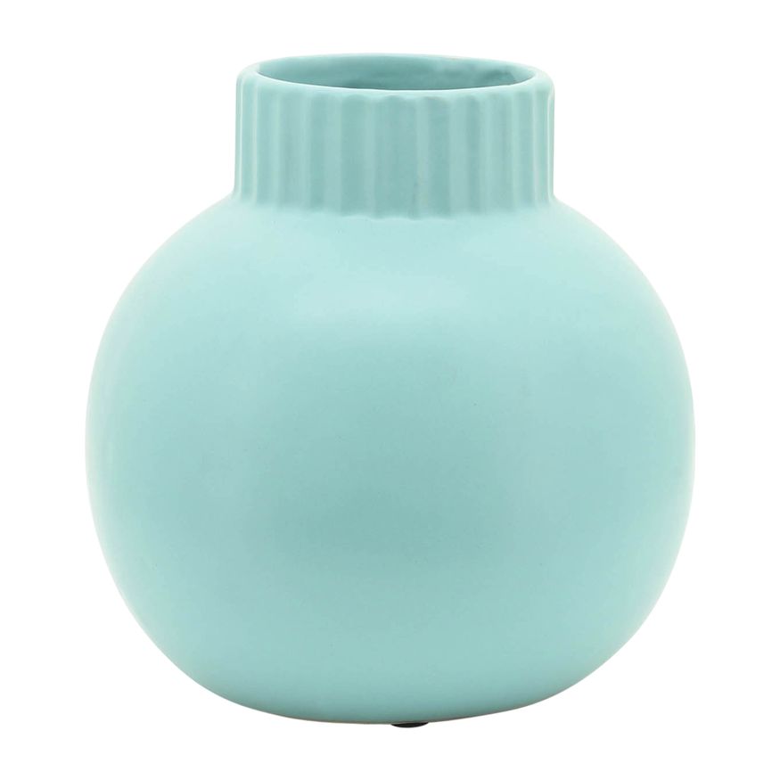 Sagebrook - 7" Ceramic Bulbous Vase in Green